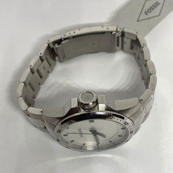 Fossil PR5442 Men\'s Silver Stainless Steel Analog Dial Quartz Wrist Watch JK808 main image 11